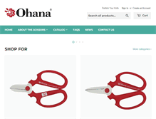 Tablet Screenshot of ohanamarket.com
